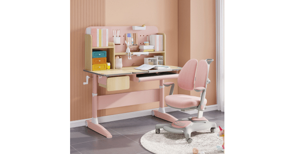 Pink kid desk chair sale
